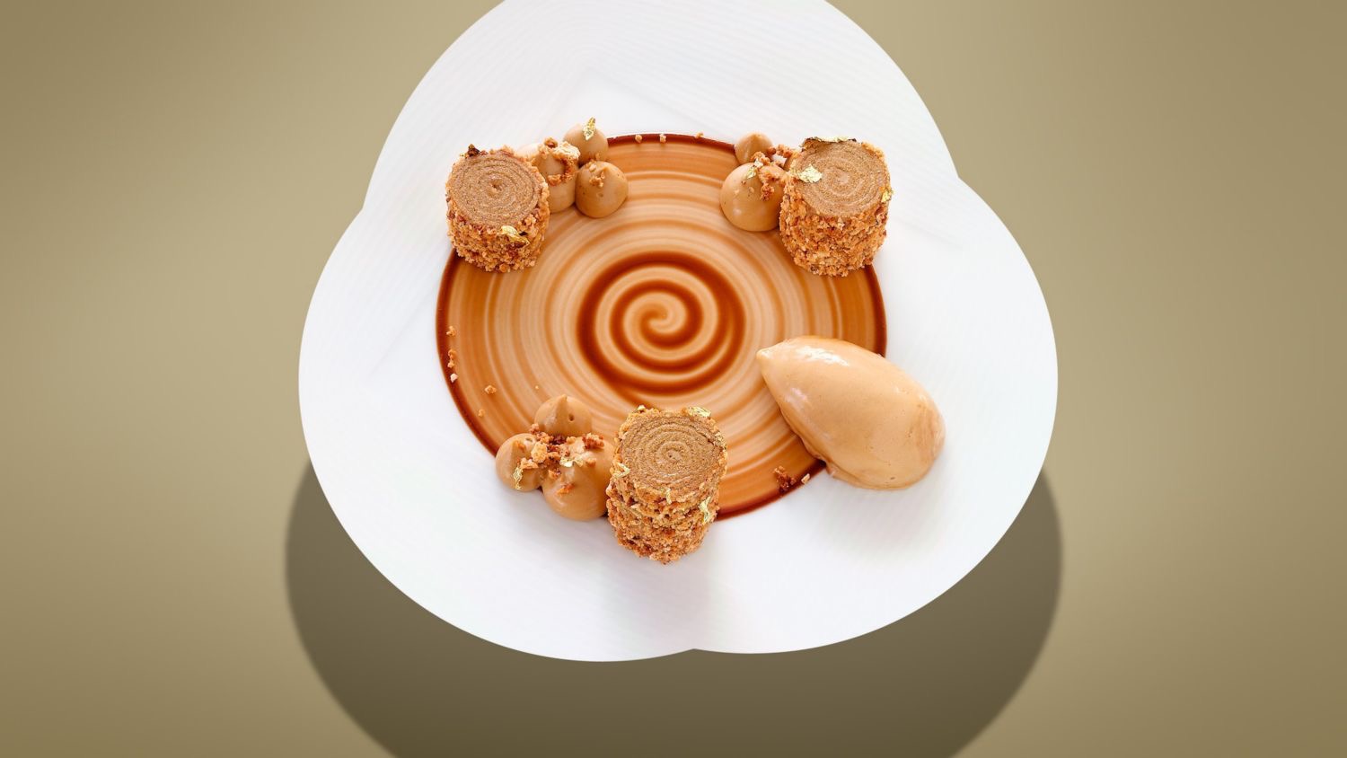 Café moka, biscuit caramel-ristretto